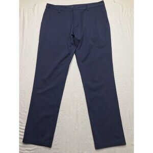 RHONE Pant Men 35 (36x30) Commuter Blue Slim Fit Performance Golf Casual